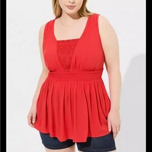 Torrid Scarlet‎ Sleeveless Tank Top